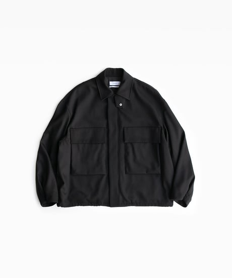 Graphpaper _ Techno Wool Nylon Field Jacket ( Black )