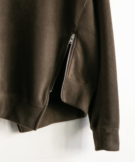 COMME des GARÇONS HOMME DEUX _ Asymmetry Zip Fleece Sweatshirt