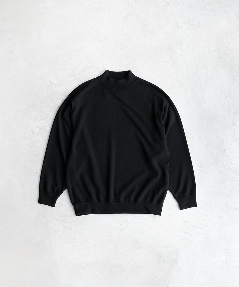 COMOLI _ ウール モックネックニット | Tronica