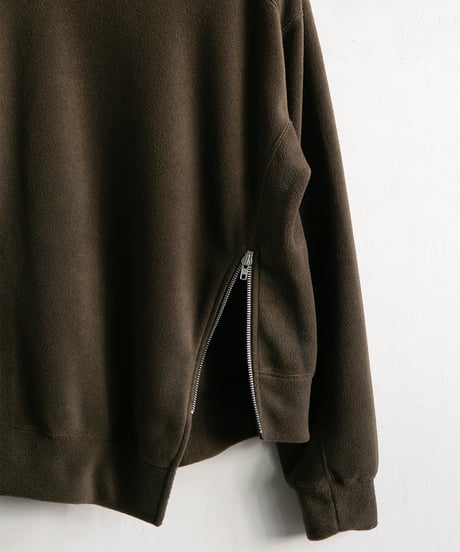 COMME des GARÇONS HOMME DEUX _ Asymmetry Zip Fleece Sweatshirt