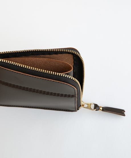 Wallet COMME des GARCONS _ Triple Stitch L-Zip Wallet ( Brown )