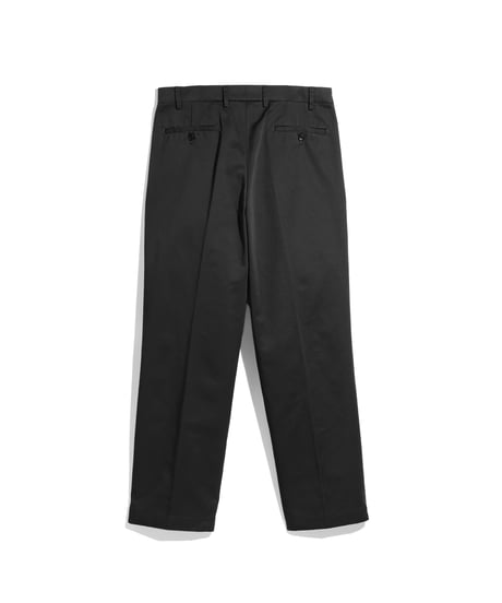 FOUNDOUR _ T/C TWILL TUCK TROUSERS ( Gray )