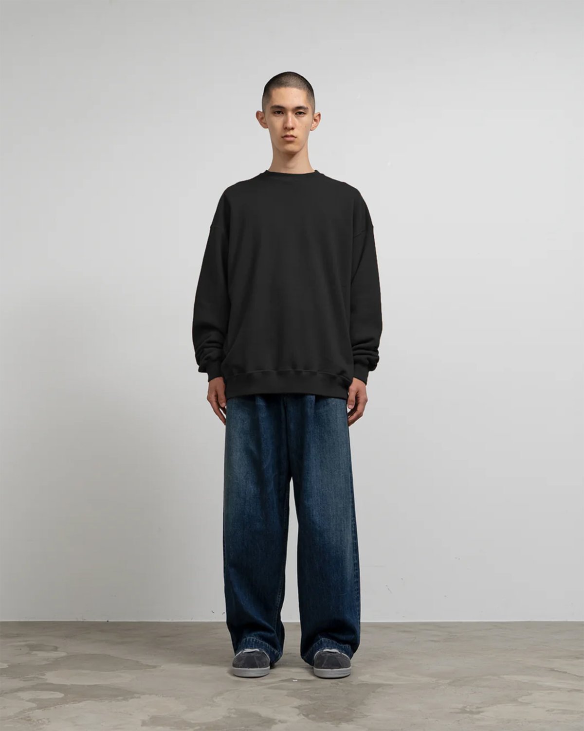 Graphpaper _ AZUMA Terry Crew Neck Sweat | Tronica