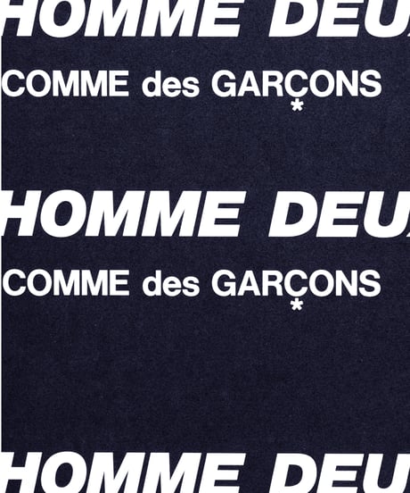 COMME des GARÇONS HOMME DEUX _ Polyester Serge Garment Fulling Jacket ( Navy )
