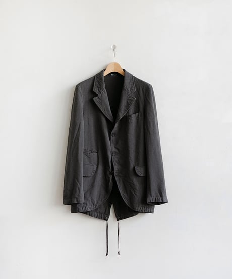 COMME des GARÇONS HOMME DEUX _ Polyester Heather Stripe garment dye Jacket