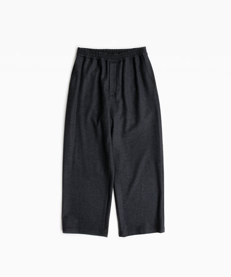 Graphpaper _ Wool Smooth Flannel Easy Wide Pants ( Gray )