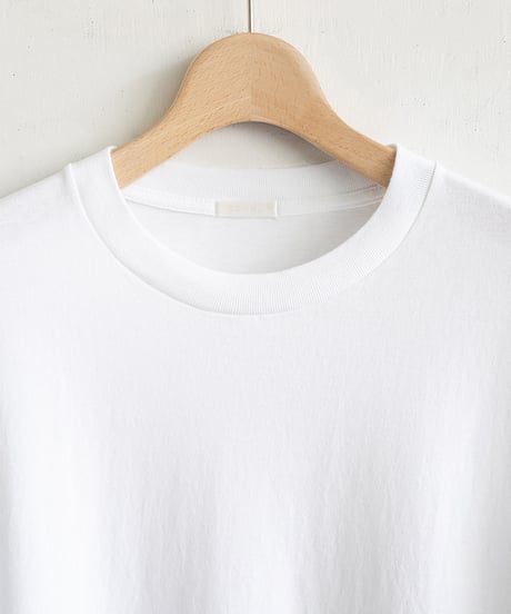COMOLI _ コットンジャージ半袖シャツ ( White )