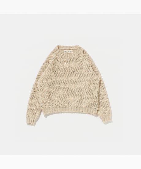 POLYPLOID 24-25AW COLLECTION _ CREW NECK SWEATER A .