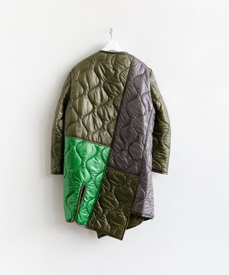COMME des GARÇONS HOMME DEUX _ Ripstop Nylon Quilted Bias Coat