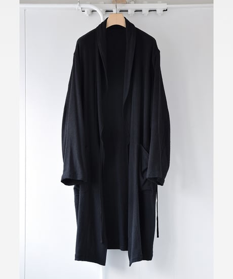 COMOLI _ シルクネップビエラ ローブコート