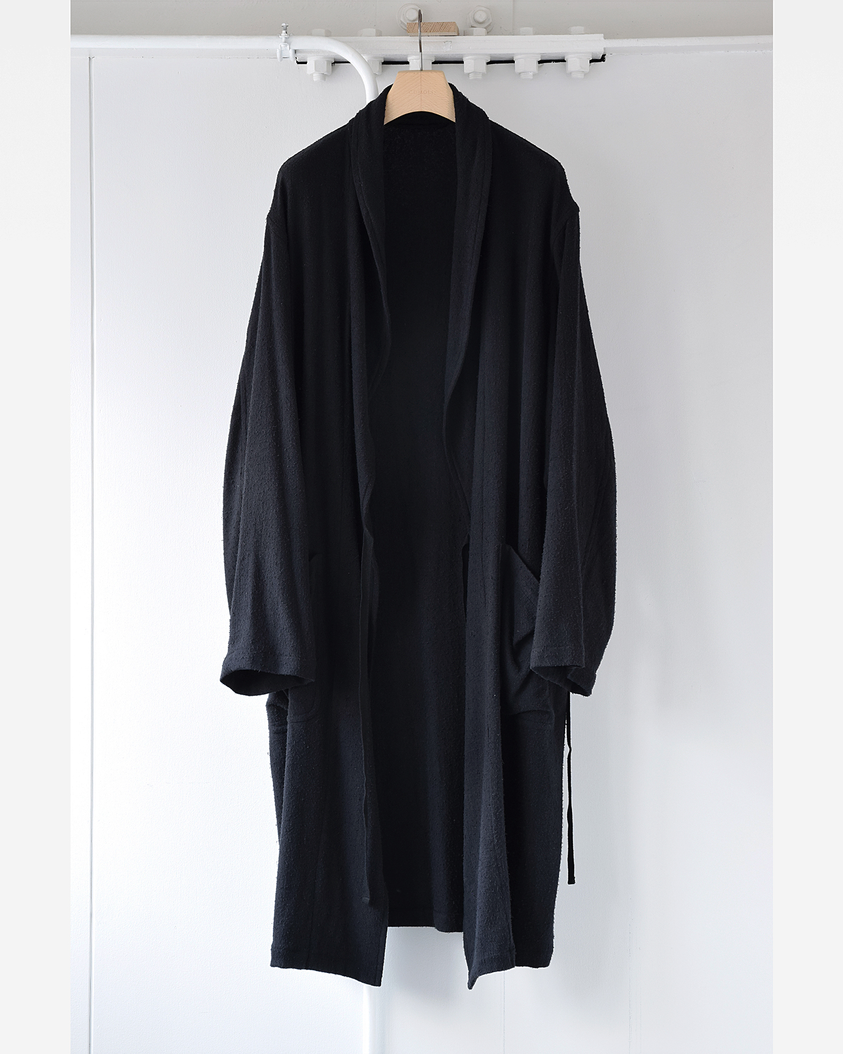 COMOLI シルクネップビエラローブコート original