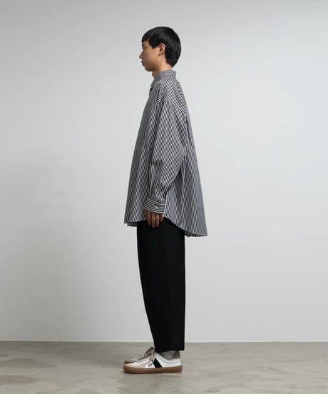 Graphpaper _ High Count Regular Collar Round Cut Oversized Shirt