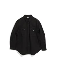 FOUNDOUR _ WESTERN SHIRT ( BLACK )