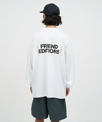 FRIEND EDITIONS × FreshService _ FRIEND EDITIONS CORPORATE L/S TEE“NYC x TYO” .