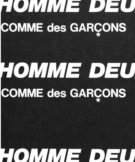 COMME des GARCONS HOMME DEUX _ “ LIVE FREE “ 朱子織 ネクタイ