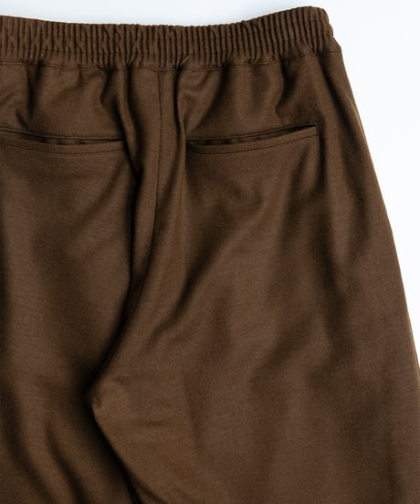 Graphpaper _ Wool Smooth Flannel Easy Wide Pants ( Brown )