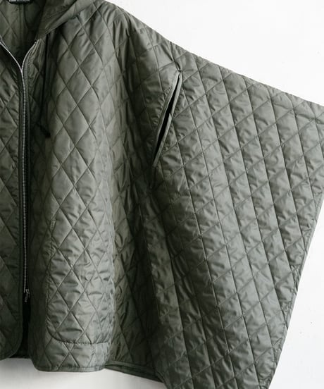COMME des GARÇONS HOMME DEUX _ Quilting Hoodie Poncho .