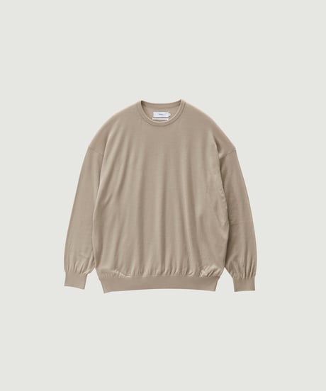 Graphpaper _ High Gauge L/S Oversized Crew Neck Knit