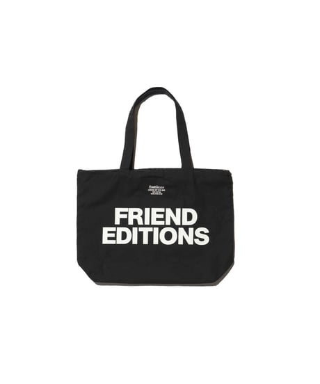FRIEND EDITIONS × FreshService _ FRIEND EDITIONS CANVAS ZIP TOTE BAG
