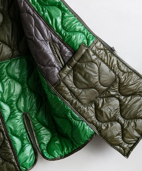 COMME des GARÇONS HOMME DEUX _ Ripstop Nylon Quilted Bias Coat