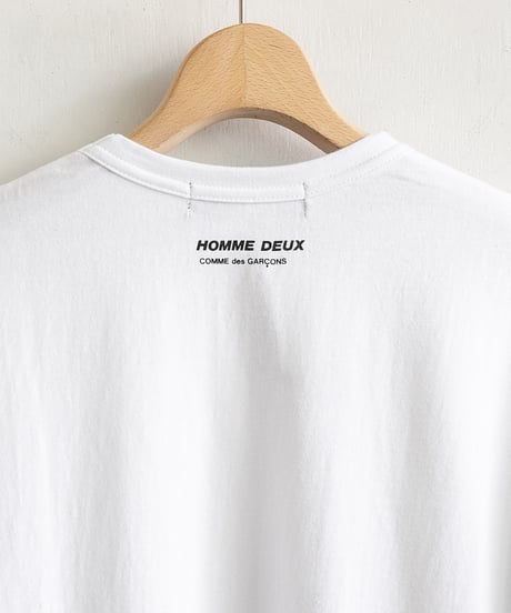 COMME des GARÇONS HOMME DEUX _ Crew Neck Back Logo Print T-shirt