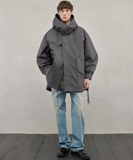 THE RERACS _ THE MODS COAT BIG ( Black )
