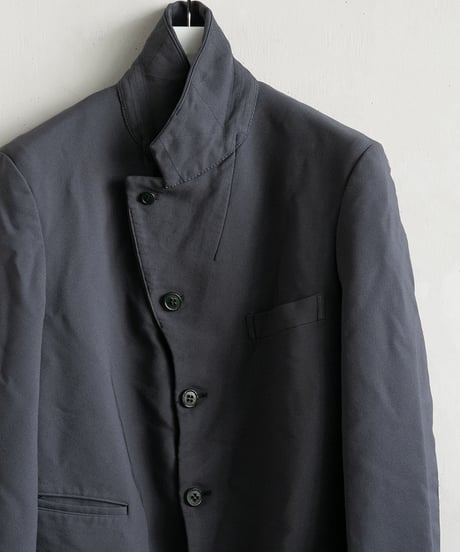 COMME des GARÇONS HOMME DEUX _ Polyester Serge Garment Fulling Jacket ( Gray )