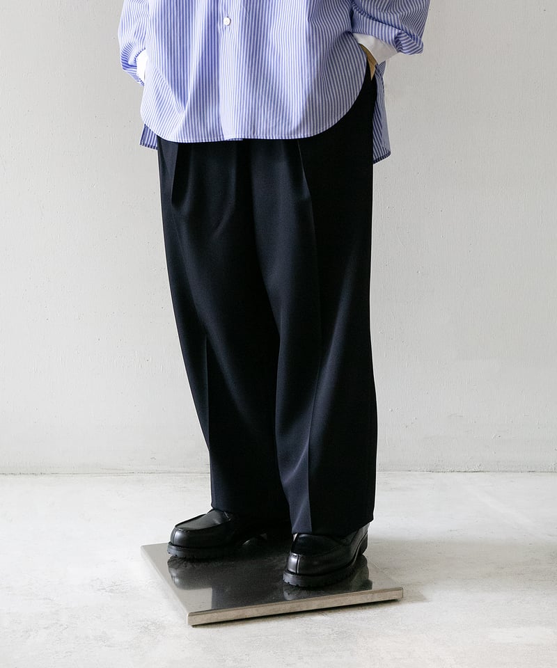 The CLASIK _ DOUBLE PLEATS TROUSERS | Tronica
