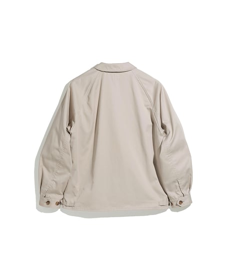 FOUNDOUR _ T/C TWILL ZIP UP BLOUSON ( Sand Beige )