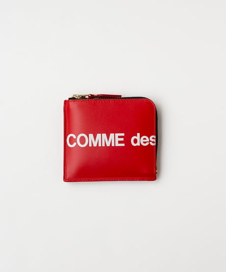 Wallet COMME des GARCONS  _ Huge Logo L-Zip Wallet ( Red )