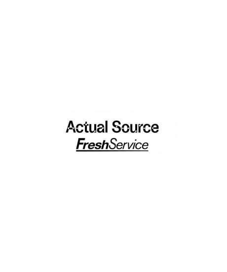 Actual Source × FreshService _ AS×FS CORPORATE S/S TEE “ASbFS”