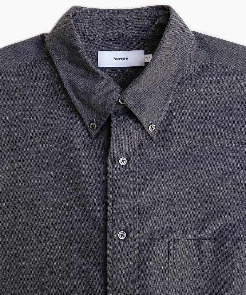 Graphpaper _ Oxford Oversized B.D Shirt ( Gray