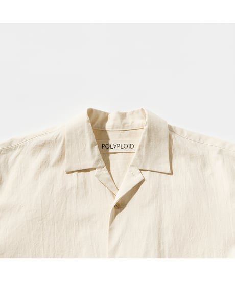 POLYPLOID _ OPEN COLLAR SHIRT A .