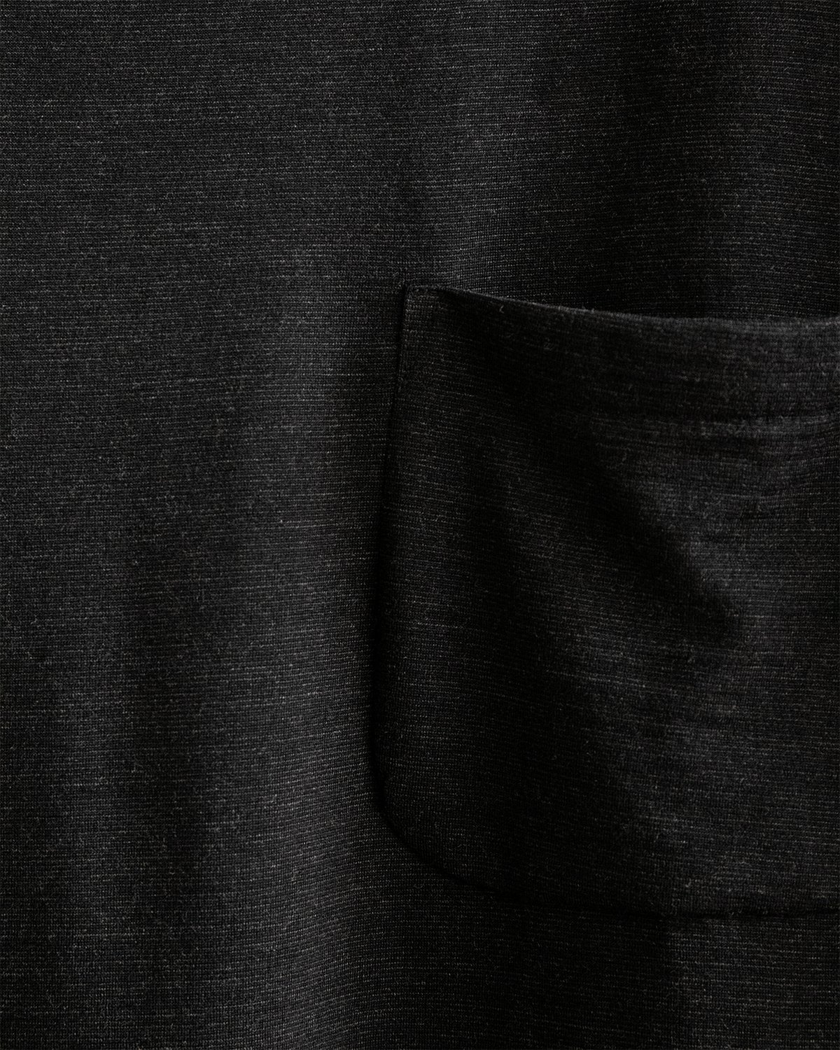 COMOLI _ サマーウール 半袖Tシャツ ( Charcoal ) | Tronica