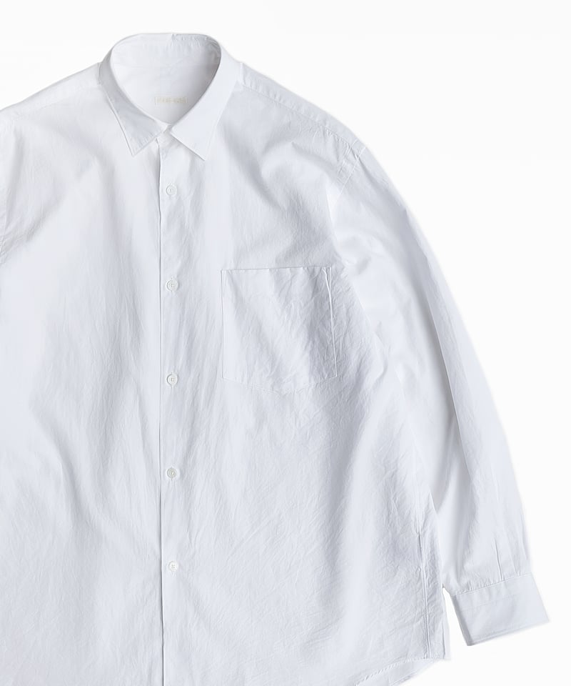 COMOLI コモリ レギュラーカラー 長袖 コモリシャツ ホワイト 白 2 COMOLI コモリ 21SS T01-02001 コモリシャツ 長袖 ホワイト系 2