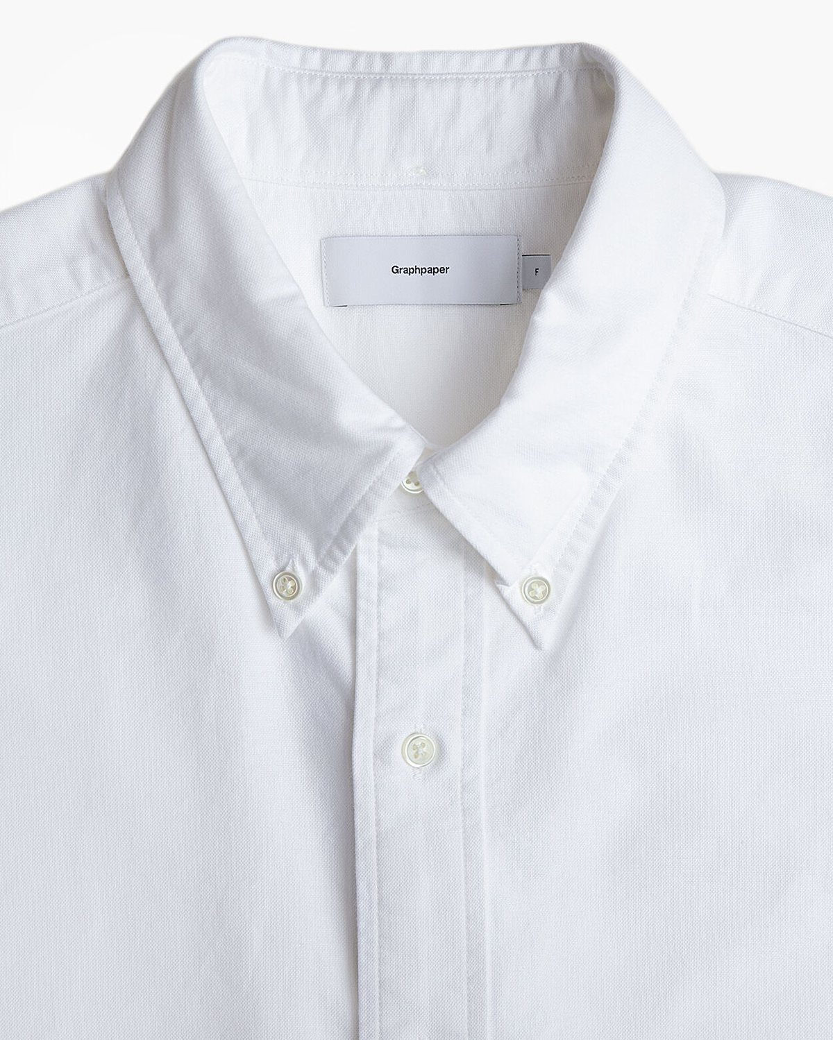 Graphpaper _ Oxford Oversized B.D Shirt ( White