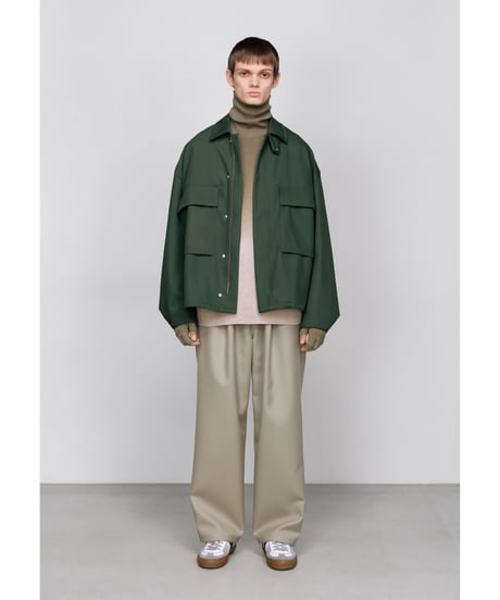 Graphpaper _ Techno Wool Nylon Field Jacket ( Black )
