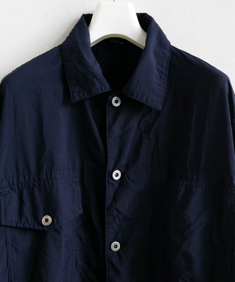 COMME des GARÇONS HOMME DEUX _ 製品後加工 エステルブロード カバーオール  ( Navy )