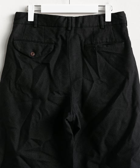 COMME des GARÇONS HOMME DEUX _ 製品後加工 エステルメッシュ タックショートパンツ ( Black )