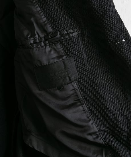 COMME des GARÇONS HOMME DEUX _ 製品後加工 エステルメッシュ ジャケット ( Black )