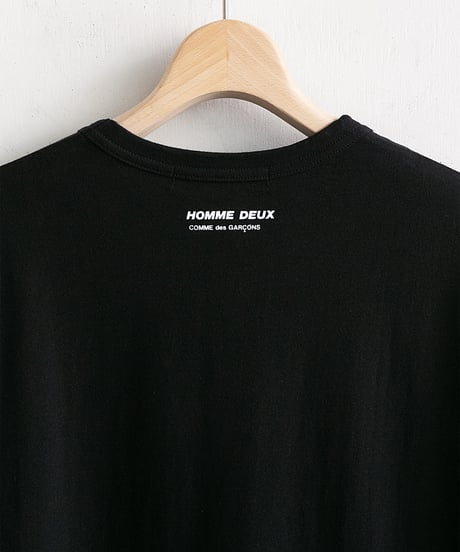 COMME des GARÇONS HOMME DEUX _ Crew Neck Back Logo Print T-shirt