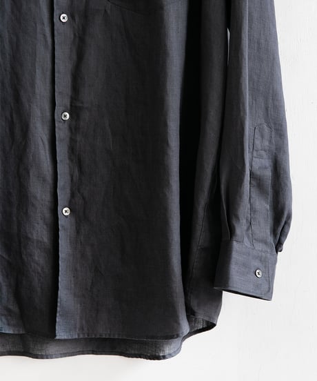 Graphpaper _ Linen L/S Oversized Regular Collar Shirt