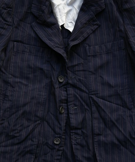 COMME des GARÇONS HOMME DEUX _ Garment Dye Stripe Jacket
