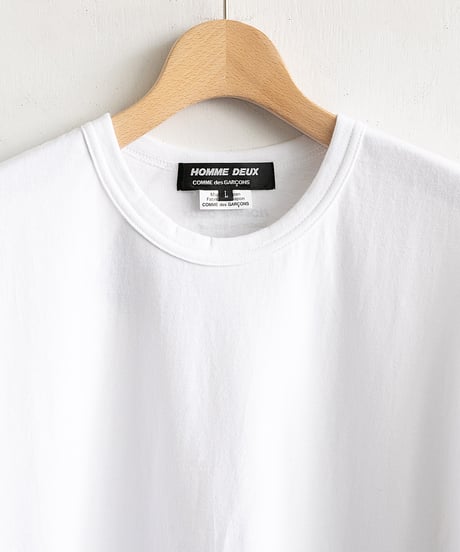 COMME des GARÇONS HOMME DEUX _ Crew Neck Back Logo Print T-shirt
