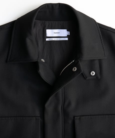 Graphpaper _ Techno Wool Nylon Field Jacket ( Black )
