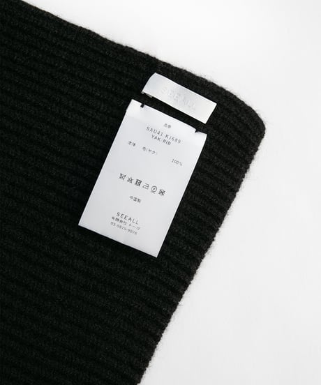 SEEALL . Edition 11 _ Knit Rib Stole
