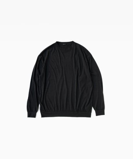 COMOLI _ ウール天竺 長袖クルー