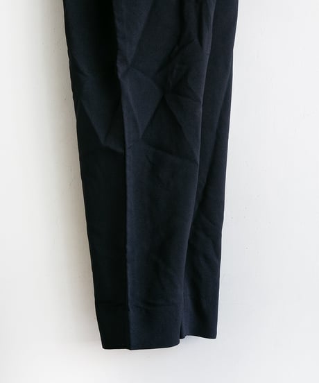 COMME des GARÇONS HOMME DEUX _ 製品後加工 エステル加工糸サージパンツ ( Navy )