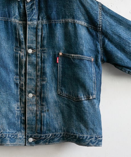 eYe JUNYAWATANABE MAN × Levi’s × BerBerJin _ TRIPLE NAME S506XX Hemp ox Transfer Print Jacket