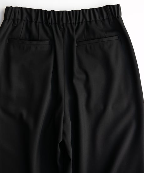 Graphpaper _ Techno Wool Nylon Wide Tapered Trousers ( Black )